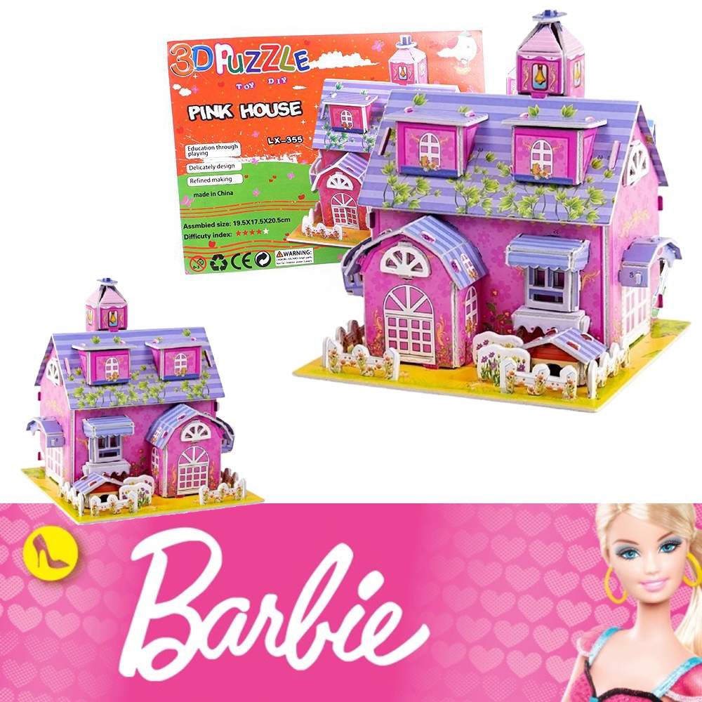 3D puzzle Barbie kuća slagalica - Slika 3