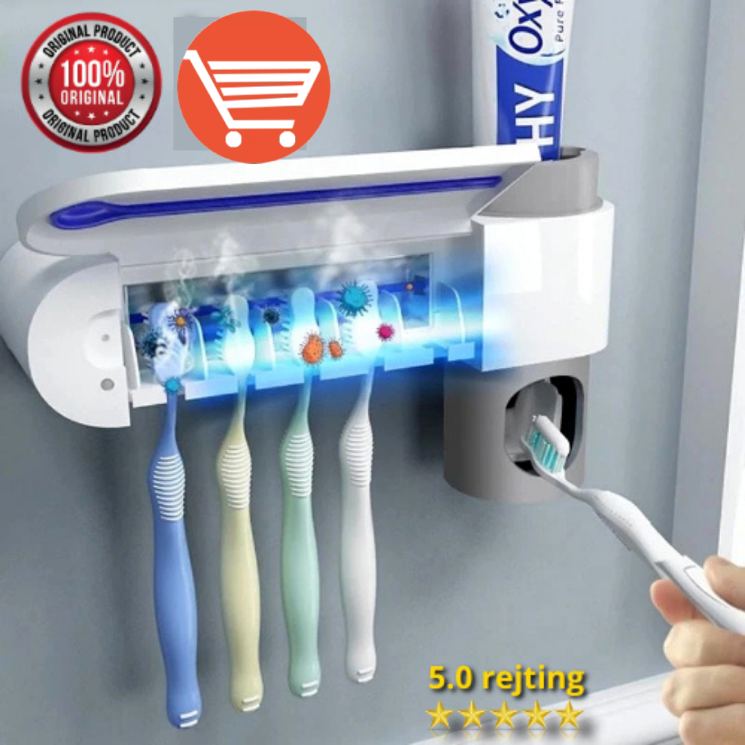 3u1 sterilizator, držač četkica i dozer za pastu