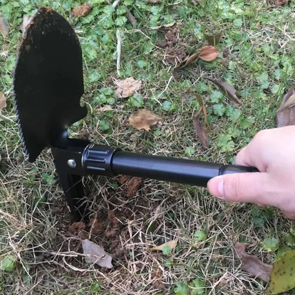 Ručni sklopivi ašov sa kompasom 5 u 1 - Slika 3