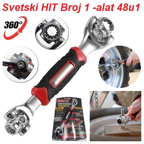 REVOLICIONARNI 48 u 1 alat za sve sa rotirajućom glavom - Slika 3
