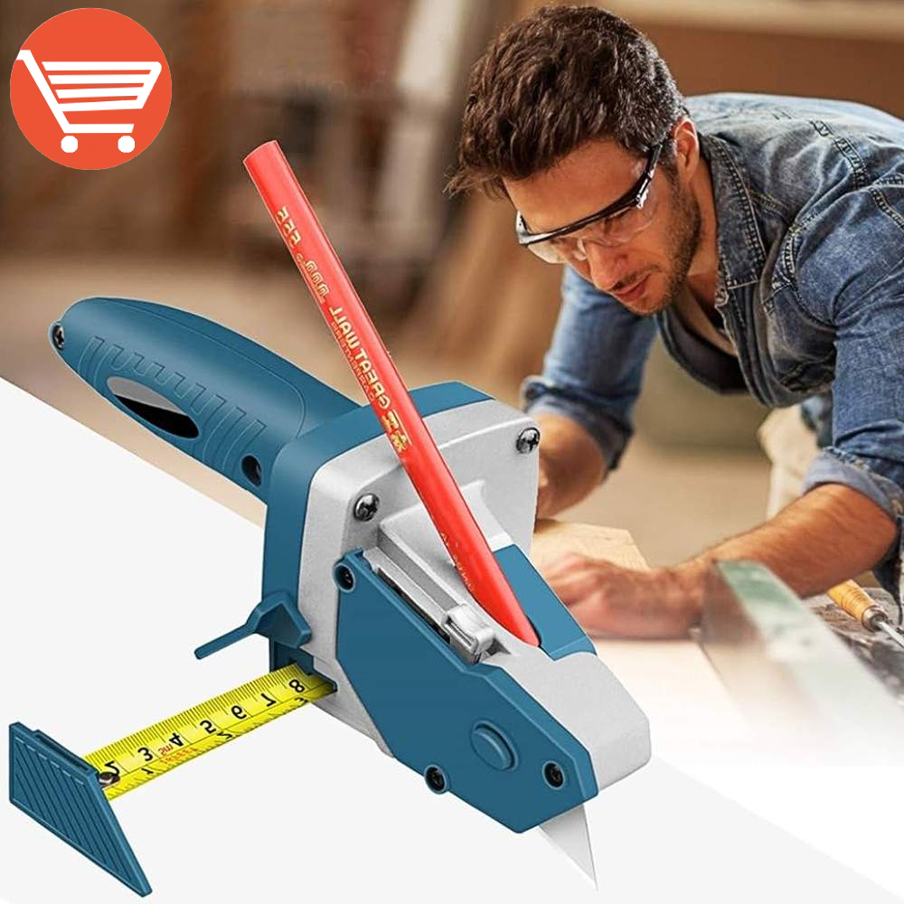 Alat sa mernom trakom za sečenje gipsanih ploča tepiha pločica