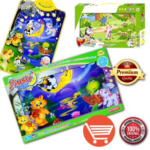 MUZIČKA svetleća interaktivna podloga za bebe sa životinjama - Slika 3