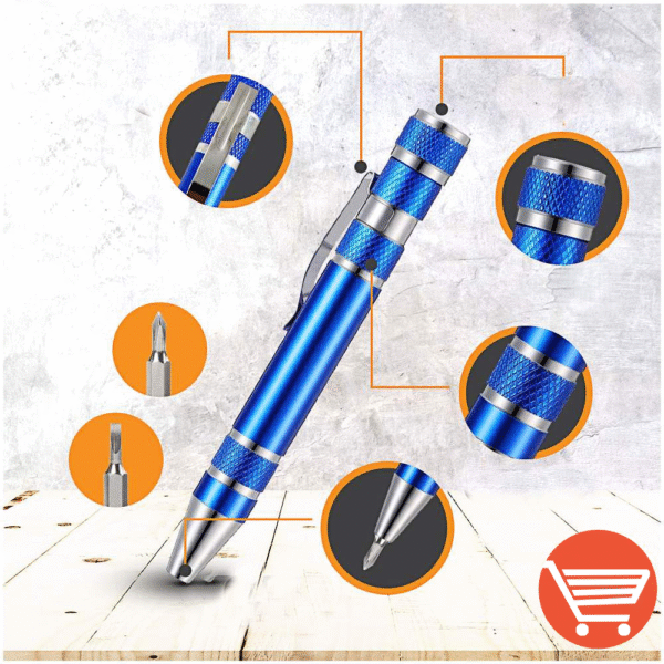 9u1 Olovka šrafciger od hromiranog čelika