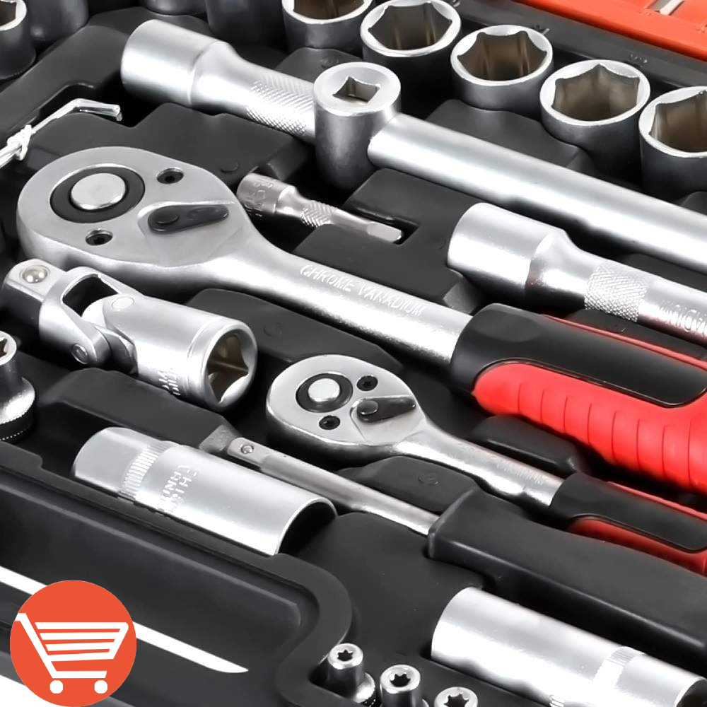 Set alata nemačkog i gedora u koferu od 108 delova - Slika 4