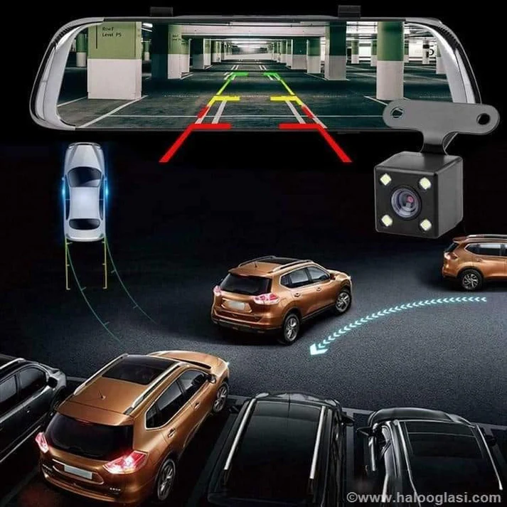 Auto Kamera Retrovizor + Rikverc KAMERA 1080P - Slika 4