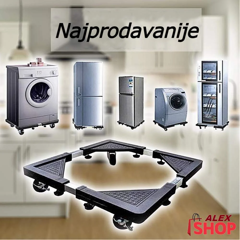 Postolje kolica za lako pomeranje frižidera mašina šporeta - Slika 4