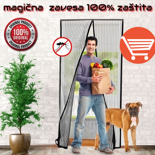 Magična magnetna mreža protiv komaraca-komarnik