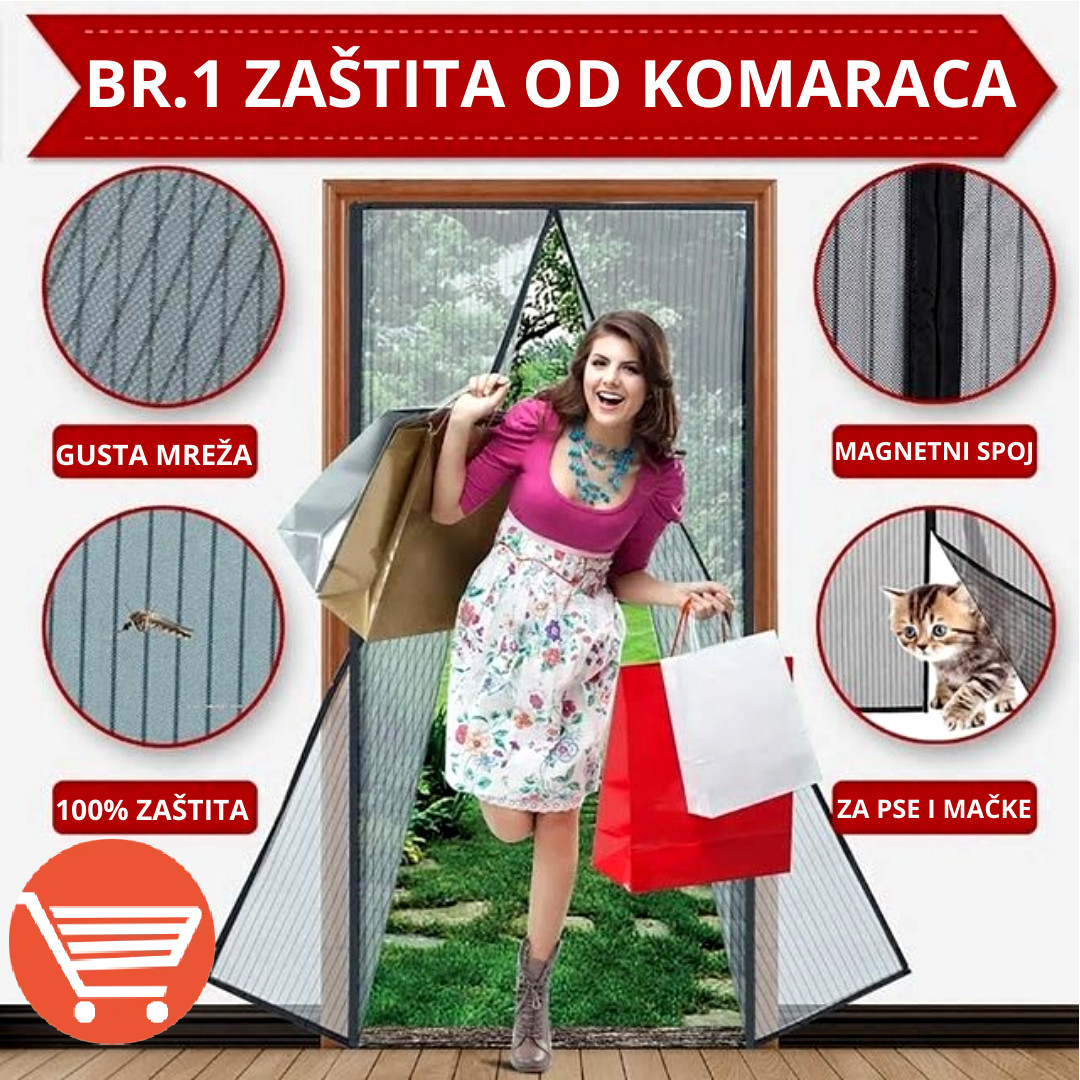 Magična magnetna mreža protiv komaraca-komarnik - Slika 3