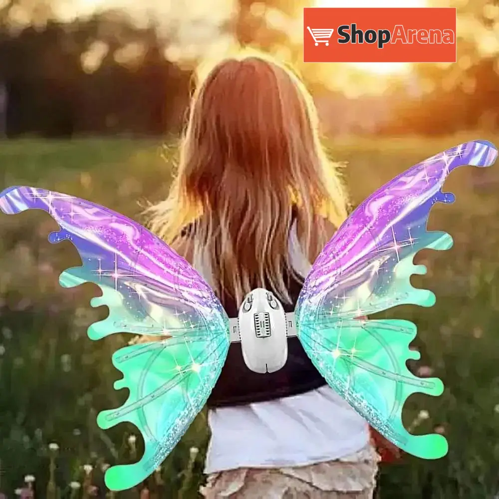 Velika svetleća krila leptira koja mašu i sviraju - Slika 4