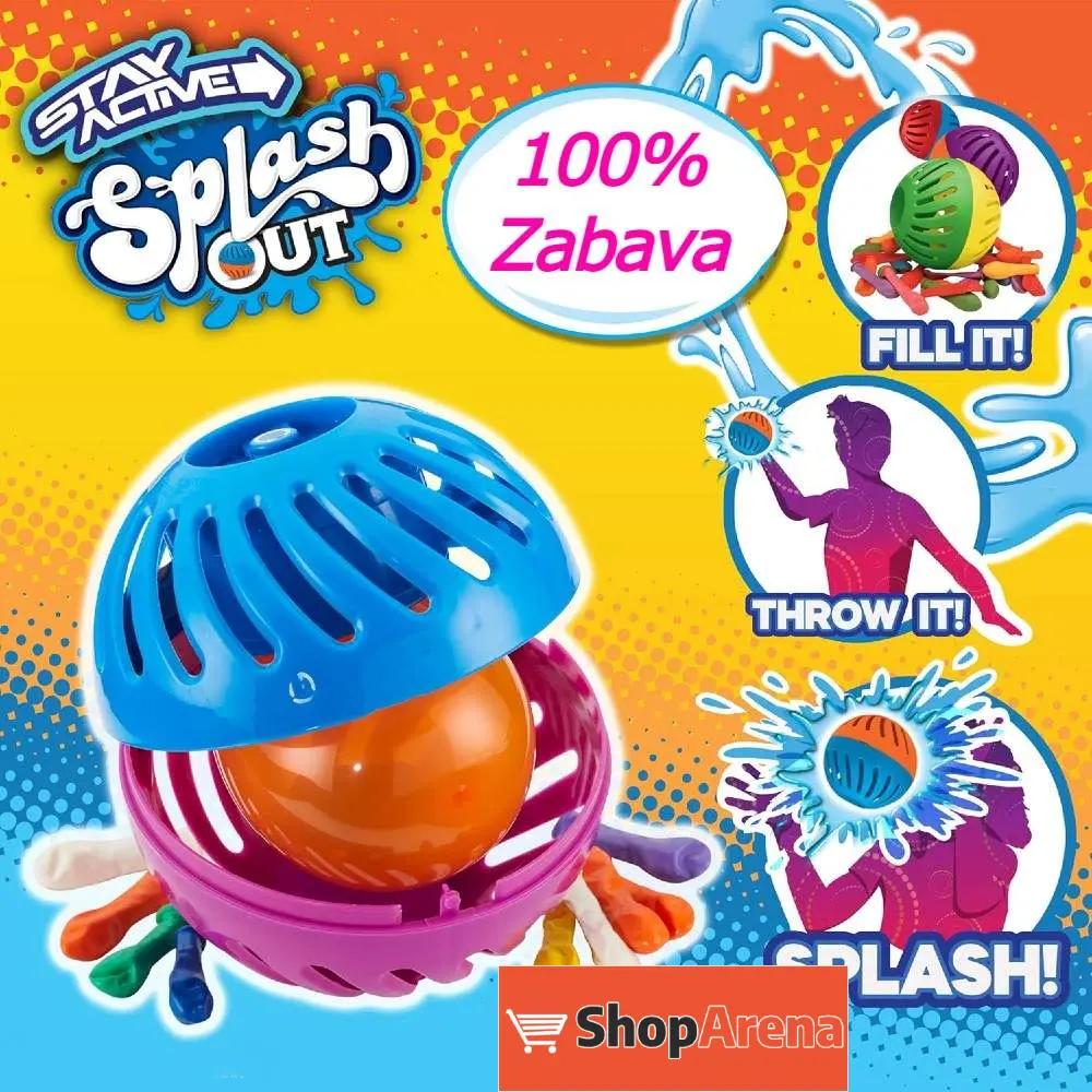 Vodena bomba sa tajmerom SPLASH OUT sa balonima - Slika 4